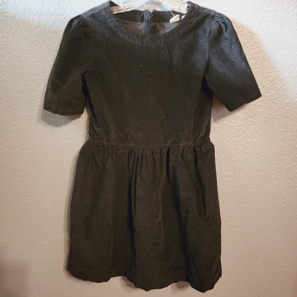 Gap kids black corduroy midi dress size XXL